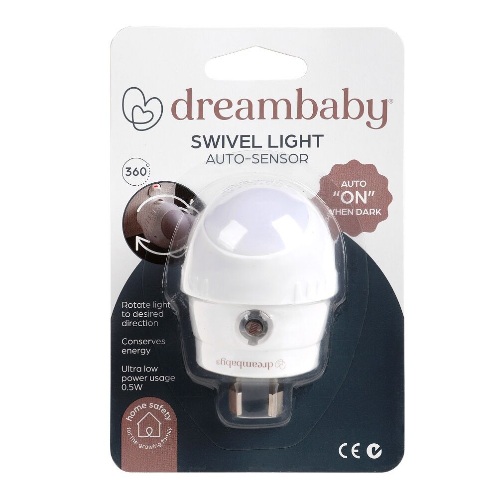 2PK Dreambaby Swivel Auto Sensor Night Light