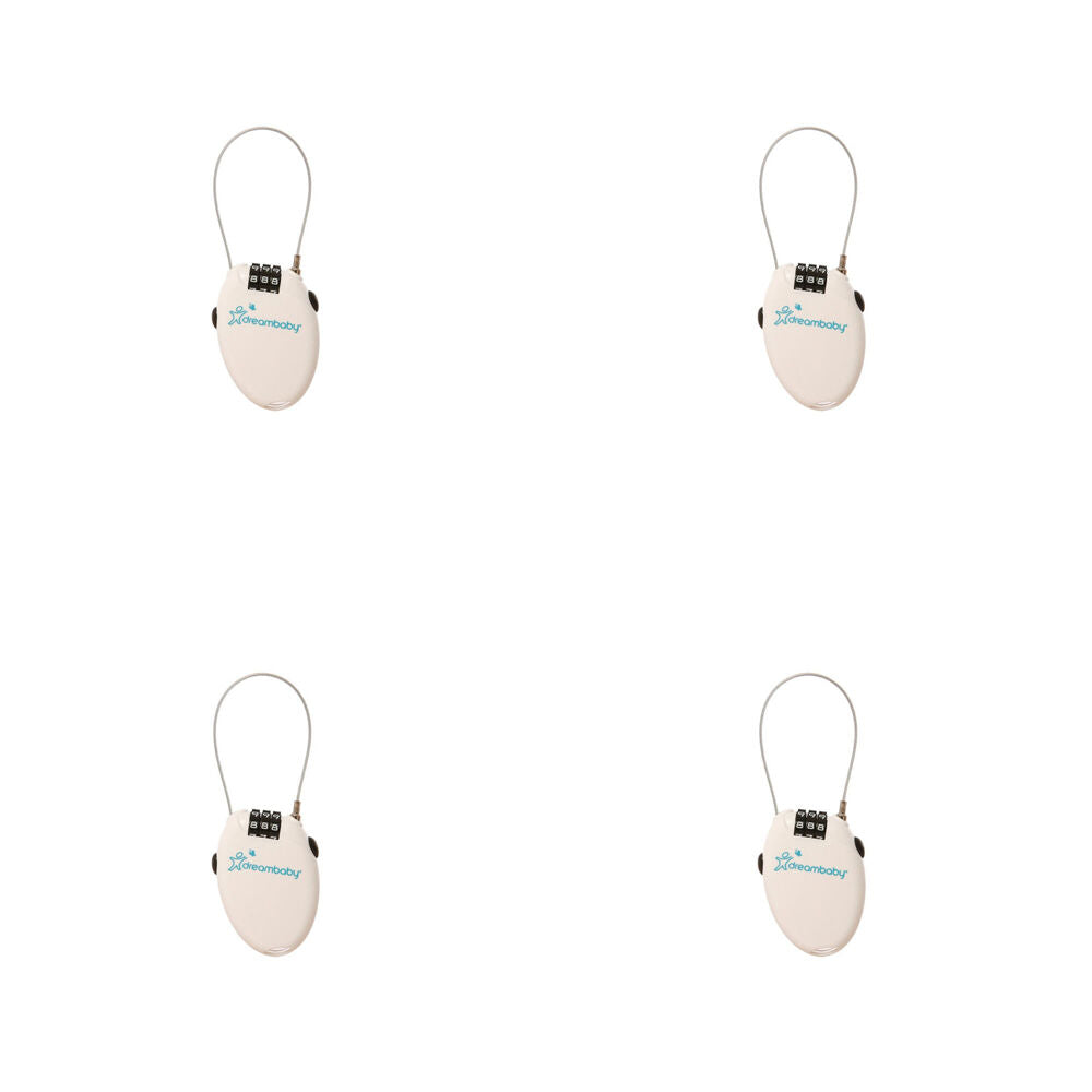 4PK Dreambaby Cable Combination Cabinet/Cupboard Child Lock 41cm