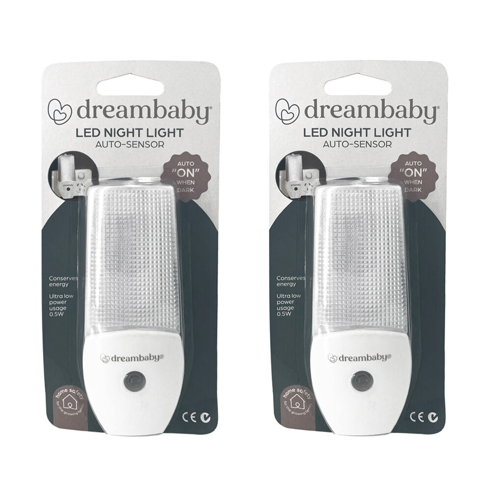 2PK Dreambaby Auto Sensor LED Night Light