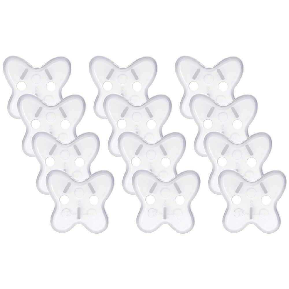 12x 10pc Dreambaby Butterfly Outlet Plugs Childproof Electrical Covers