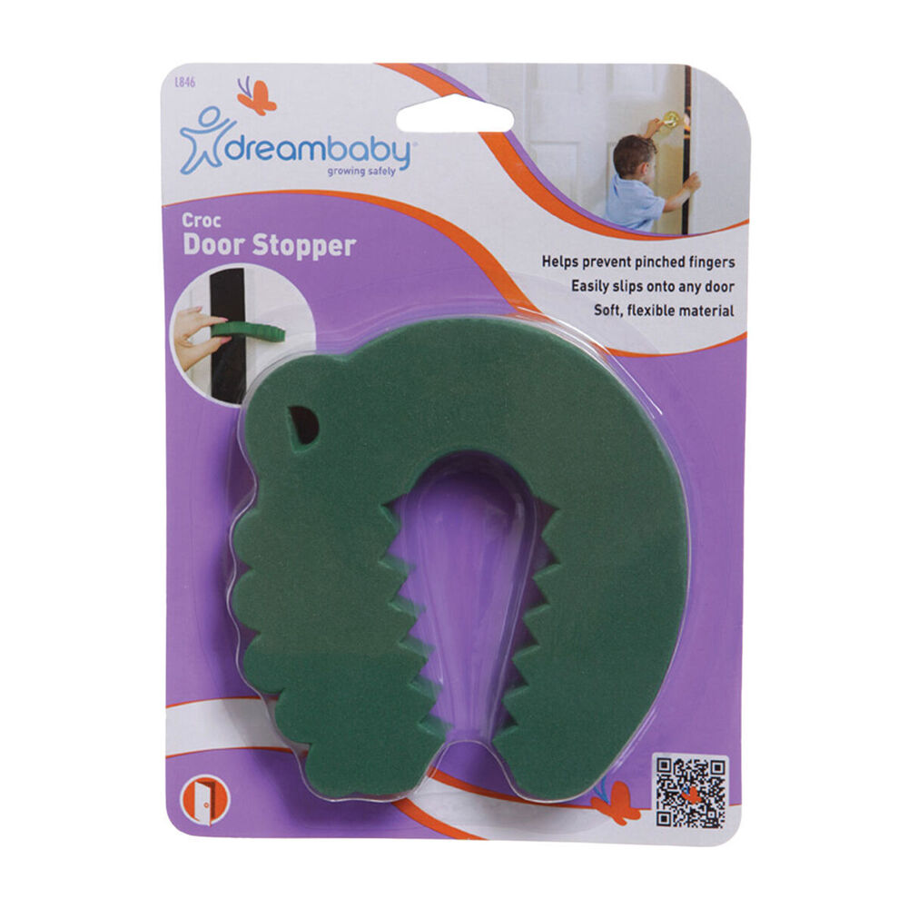 6PK Dreambaby Child/Toddler Door Guard Safety Stopper - Croc