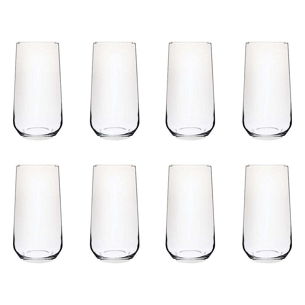 2 x 4pc Wiltshire Allegra Long Drinking Glass Tumblers 470ml