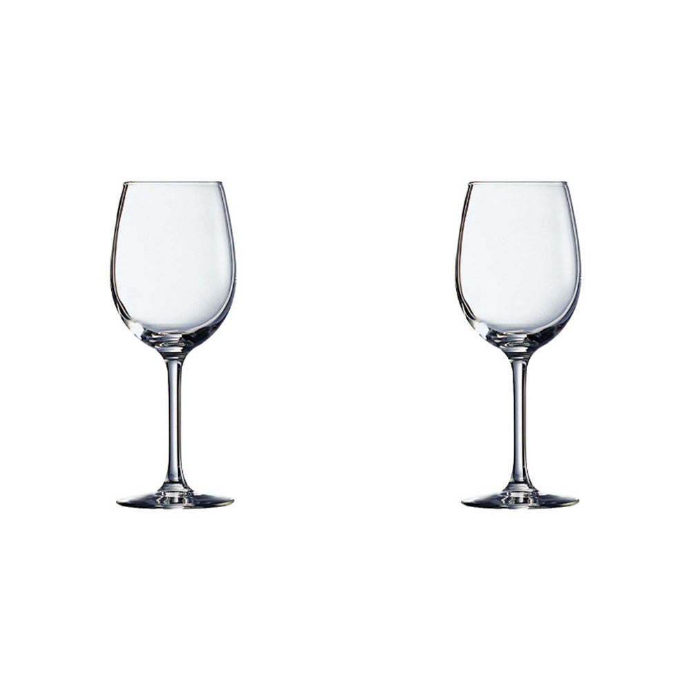2 x 4pc Wiltshire Classico White Wine Drinking Glasses Set 350ml
