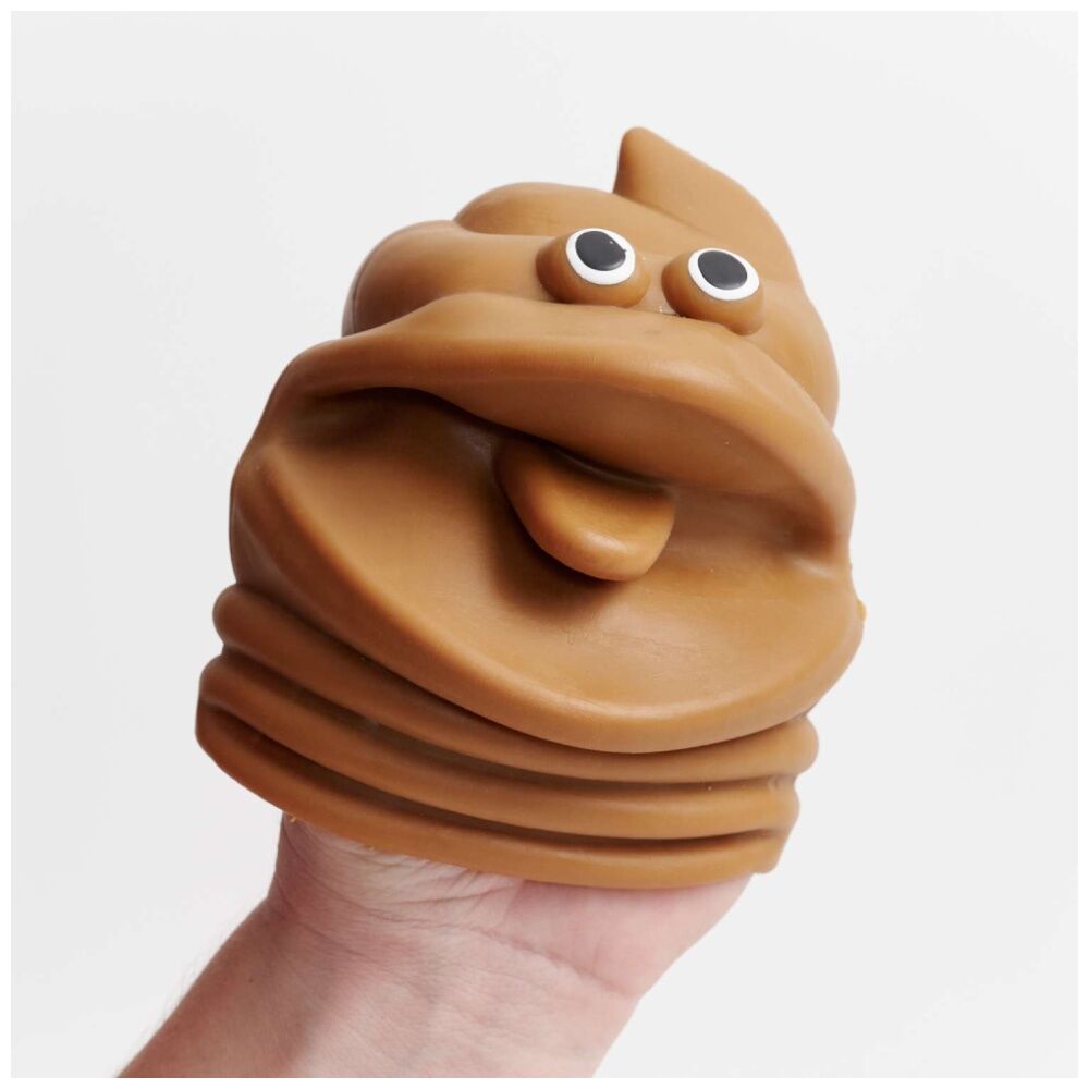 3PK Funnybone Poo Hand Puppet Gag Plush Funny Interactive Fun Toy