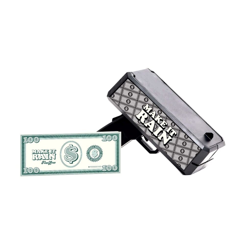 Funnybone Make It Rain Money Maker Cash Launcher Party Game Fun Toy