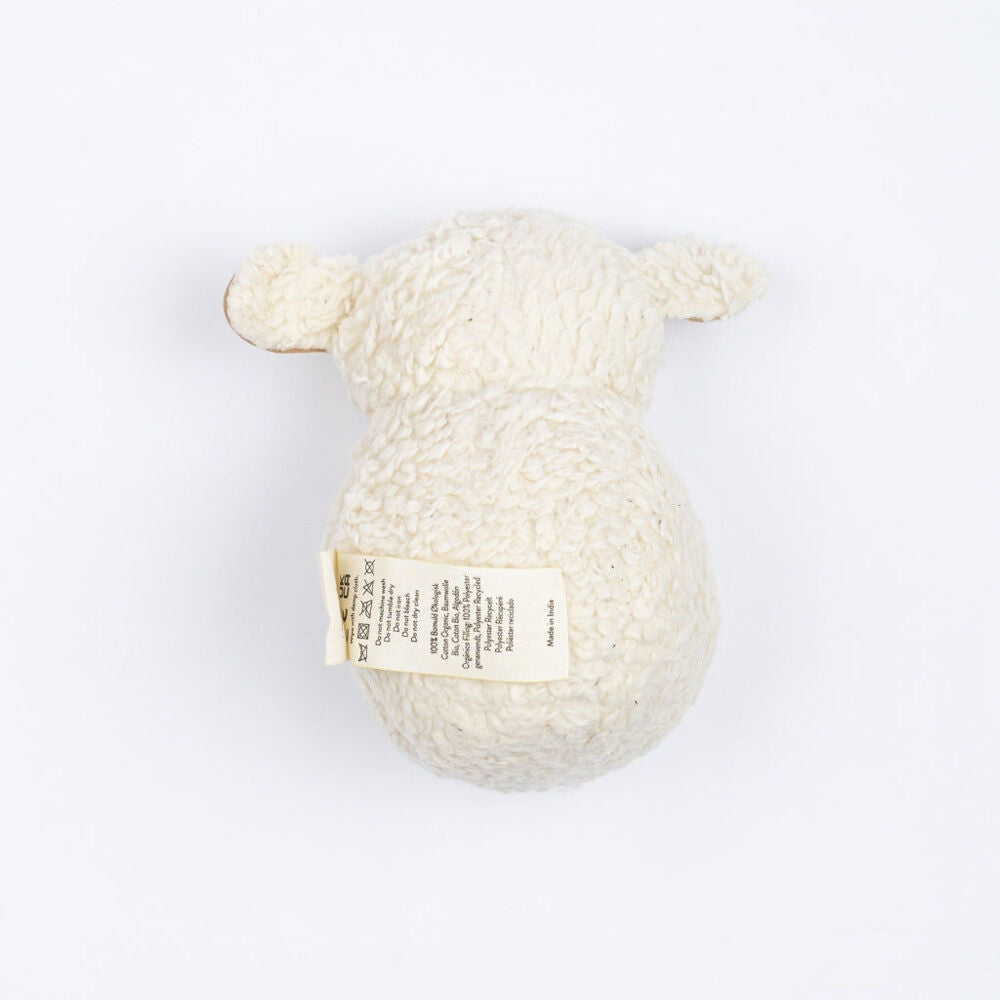 Fabelab Tumbling Sheep Newborn Baby Interactive Sensory Tactile Toy 18cm White