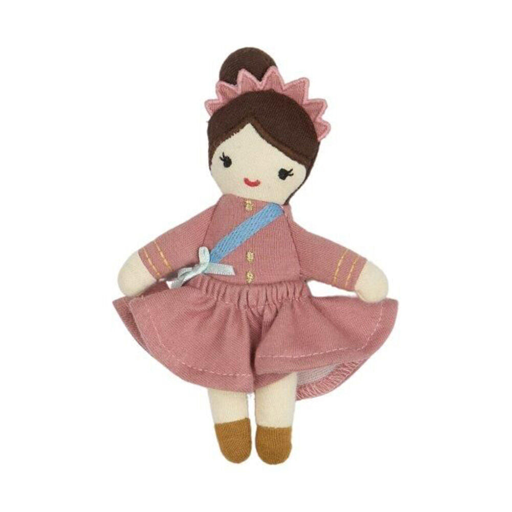Fabelab Organic Soft Cotton Baby/Infant Toy Pocket Friend Queen 14cm 0y+