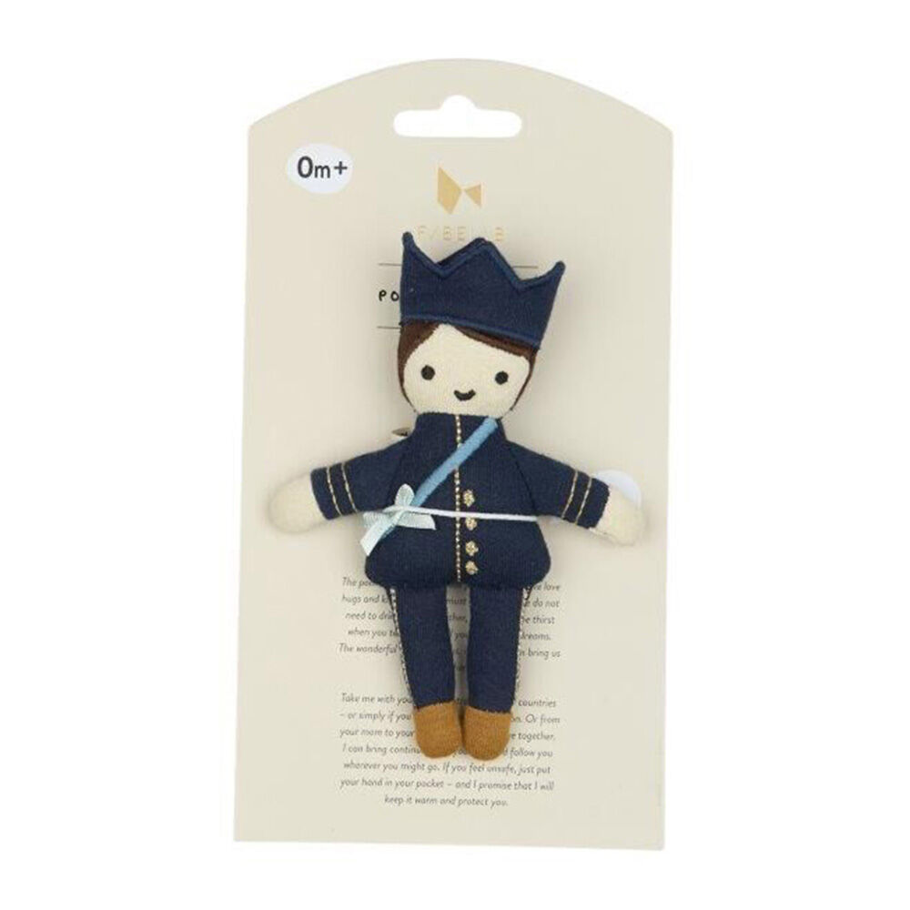 Fabelab Organic Soft Cotton Baby/Infant Toy Pocket Friend King 14cm 0y+