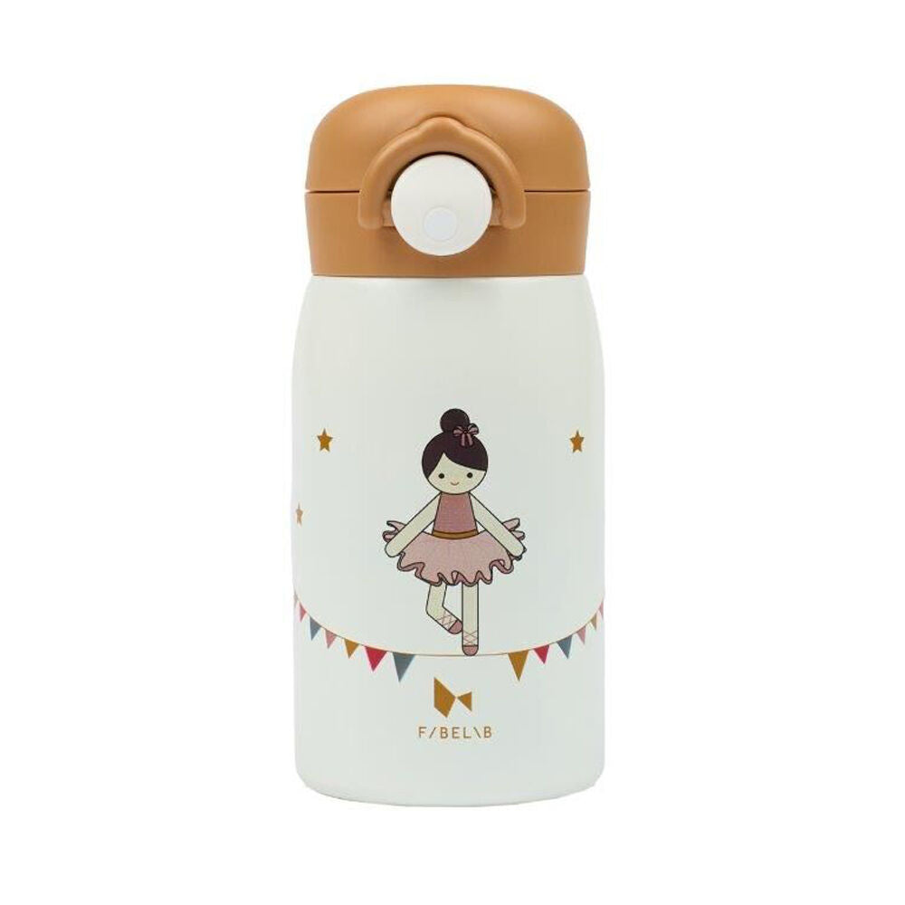 Fabelab Ballerina Hot/Cold Water Bottle Tumbler 320ml Kids/Children 3y+