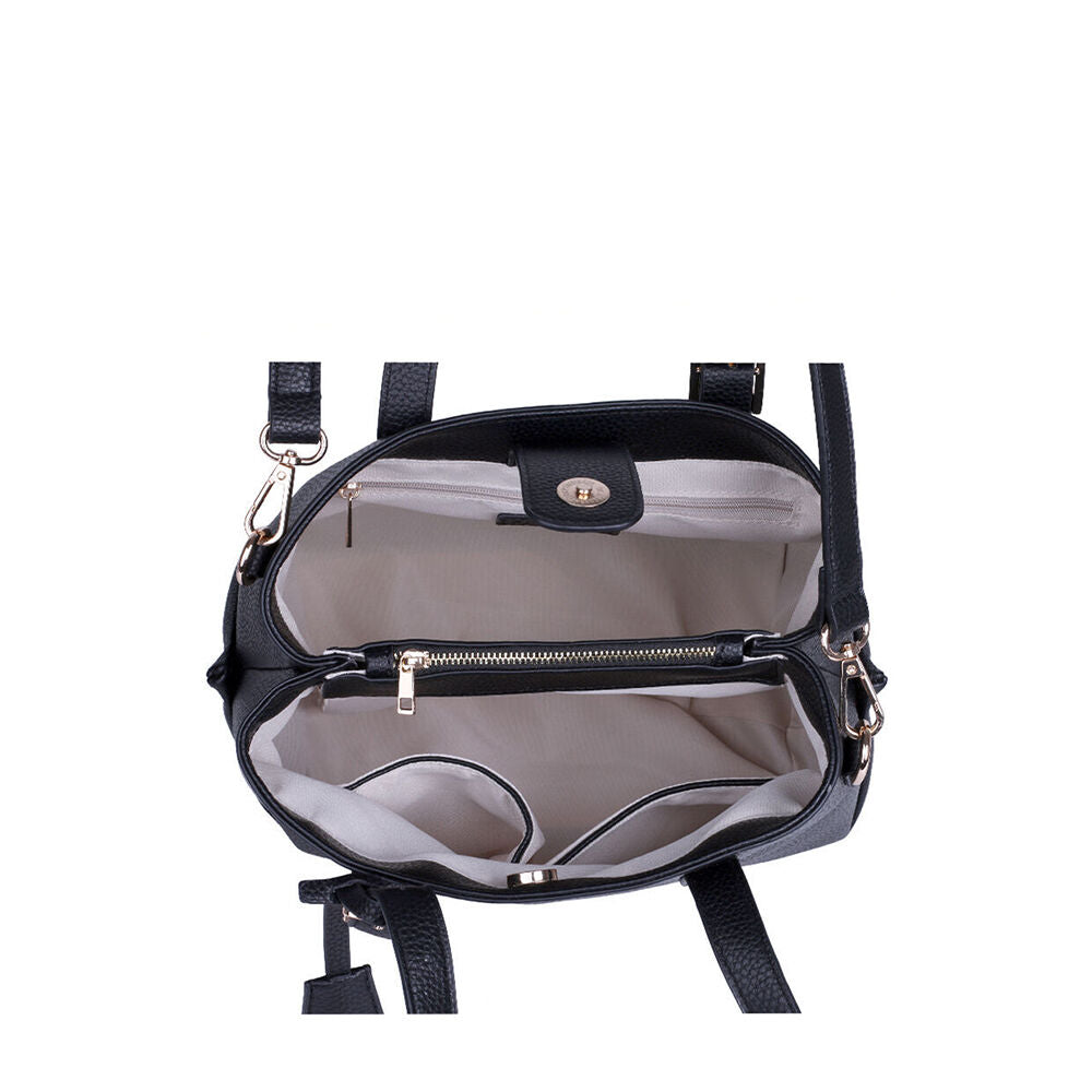 Fiorelli Women's Tess Sling Tote Bag Adjustable Strap 23.5x19.5cm Black