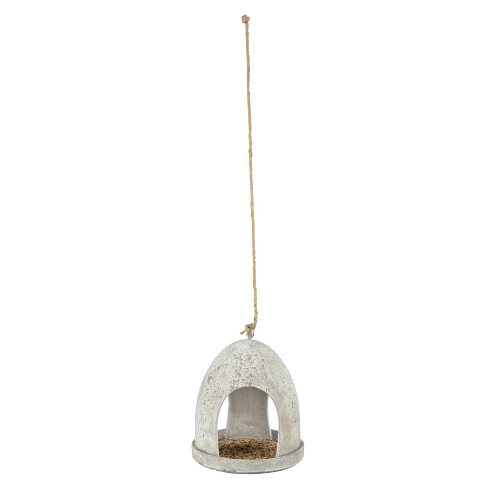 Esschert Design Round Hanging Bird Feeder Aged Resin Garden & Outdoor Decor