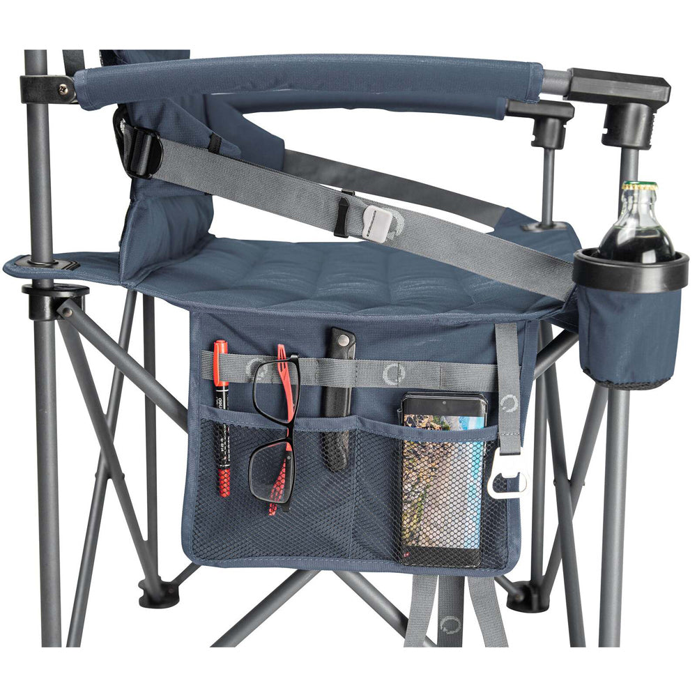 Quest Outdoors Castaway Hard Arm Camp Chair - Midnight