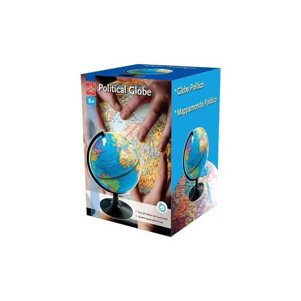 Edu-Toys Educational Desk Swivel Globe 13cm Kids/Children 8y+