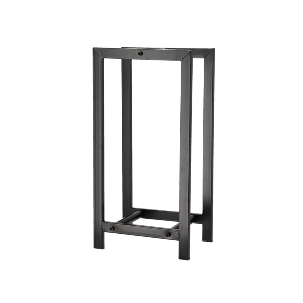 Esschert Design Carbon Steel Log Rack Organiser Black