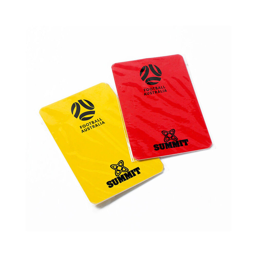 4pc Football Australia Summit Endorsed Referee Cards & Wallet