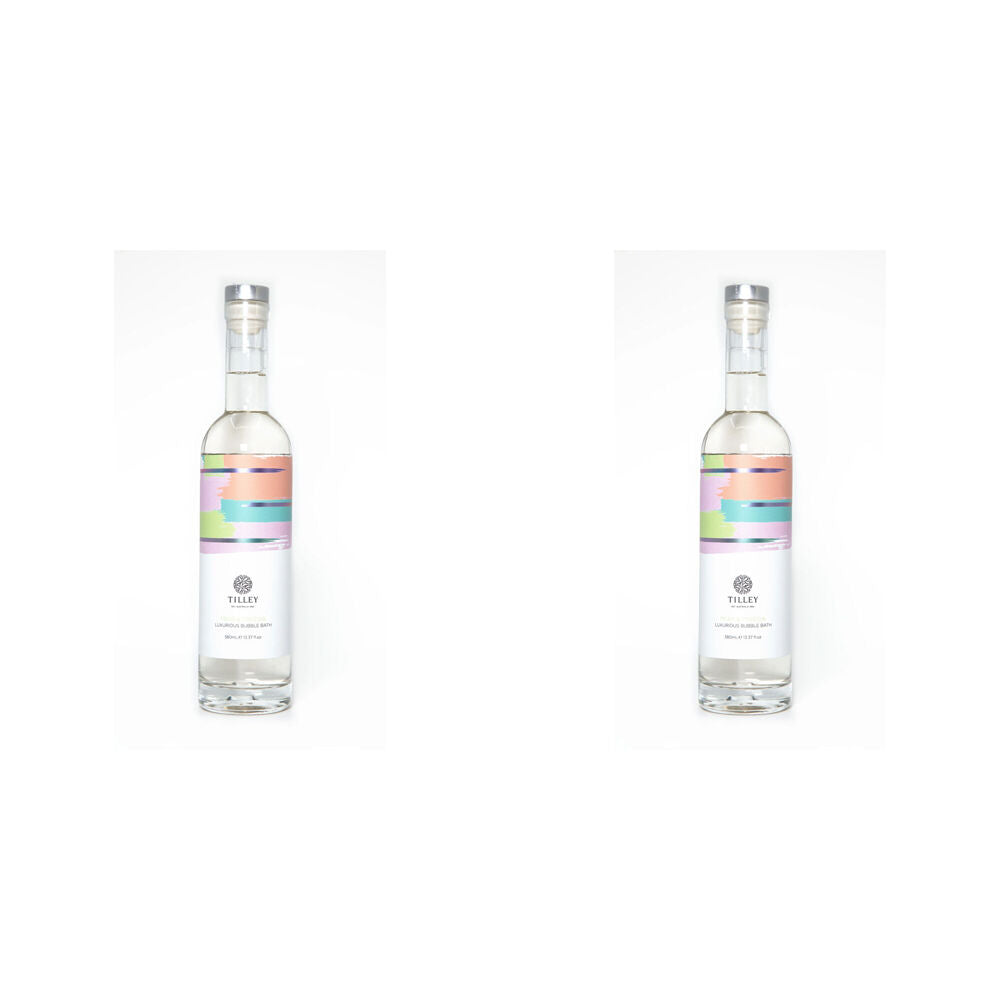 2PK Tilley Classic White Pear & Freesia Bubble Bath Limited Edition 380ml