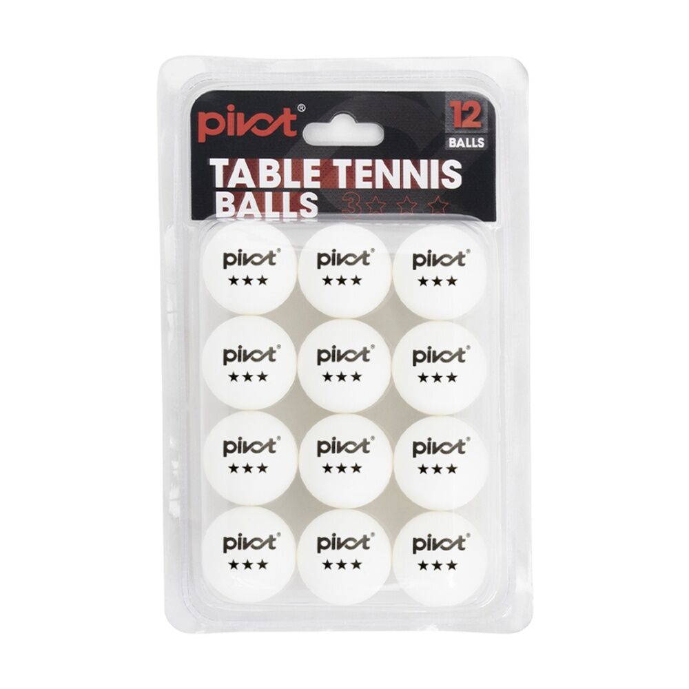 2x 12pc Pivot 3 Star Table Tennis Ping Pong Balls Set 40mm White