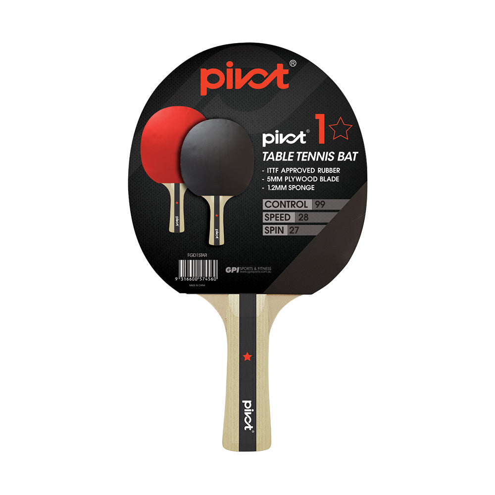 8PK Pivot 1 Star Table Tennis Racquet Sports Equipment