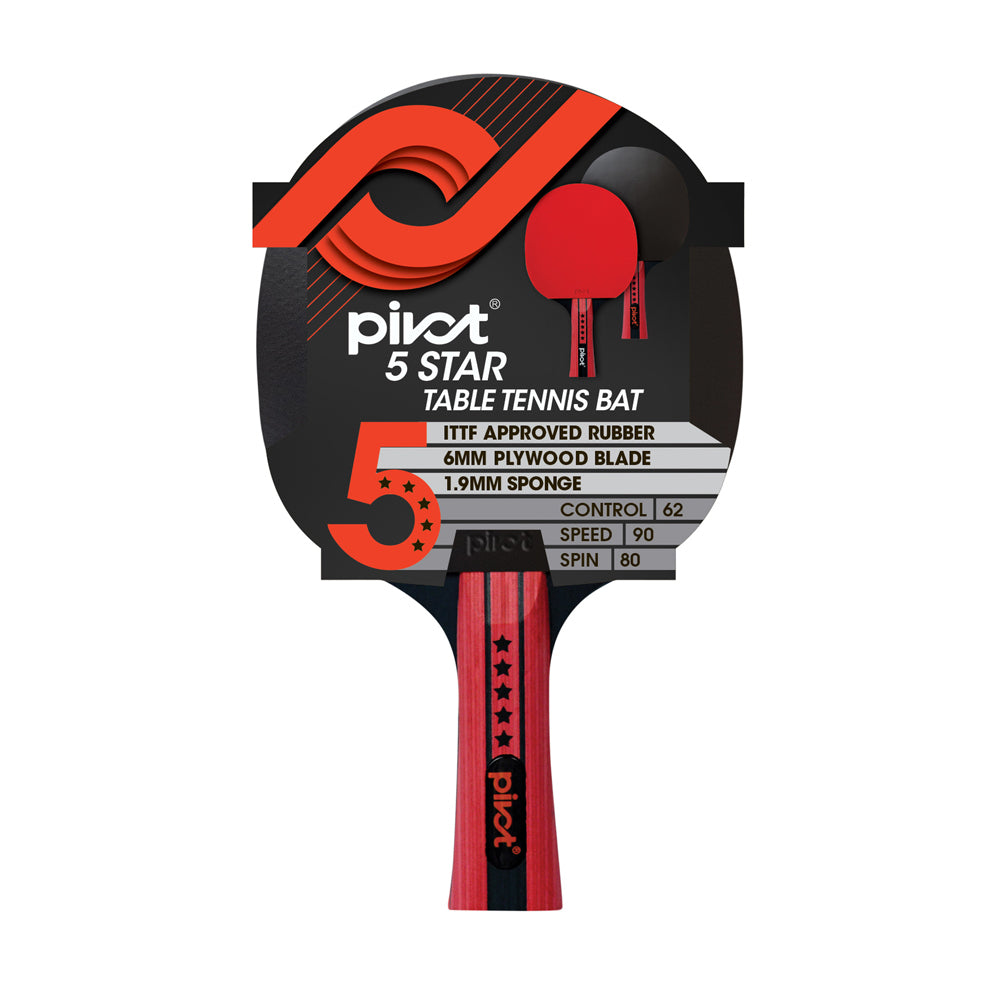 4PK Pivot 5 Star Table Tennis Racquet Sports Equipment