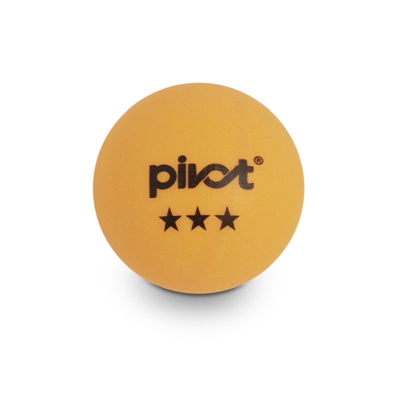 6pc Pivot 3 Star Table Tennis Balls Orange