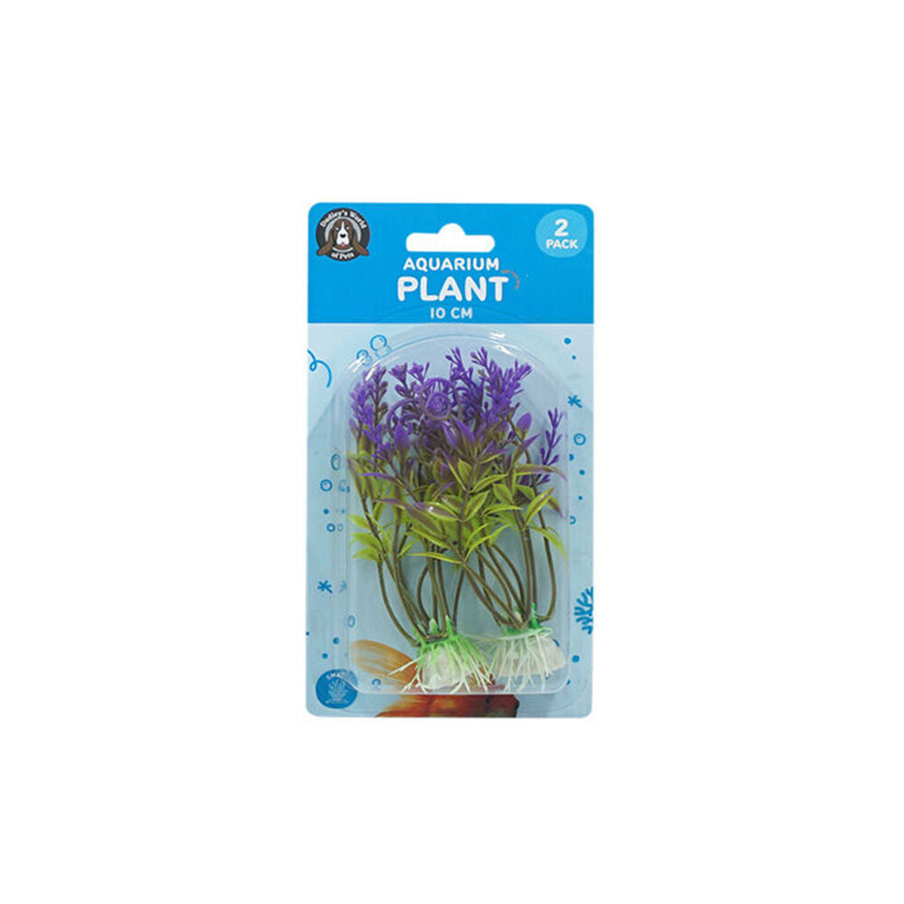 24pc Dudley's World Of Pets Aquarium Plant Purple Accent 10cm Assorted