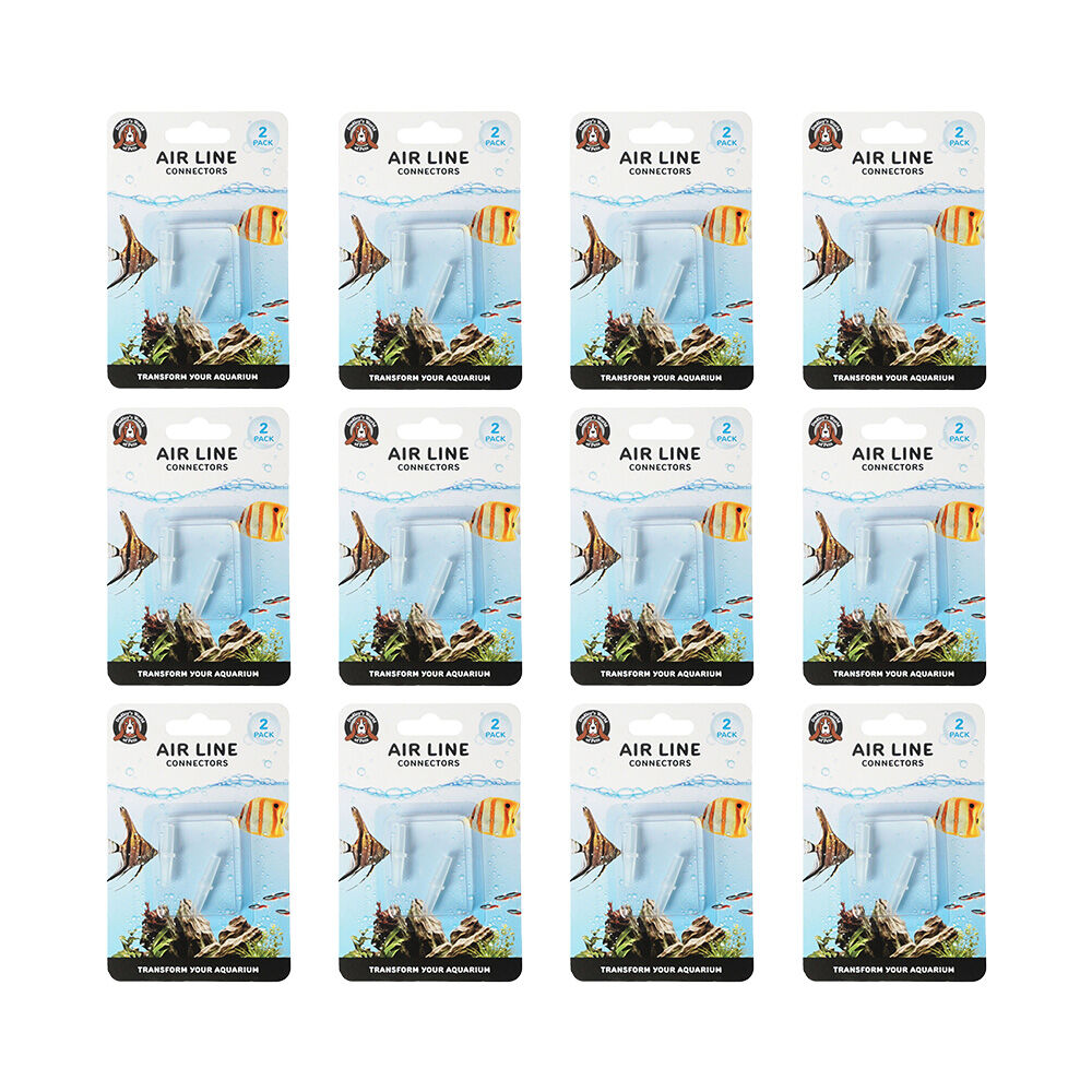 24pc Dudley's World Of Pets Aquarium/Fish Tank Tube Connector I