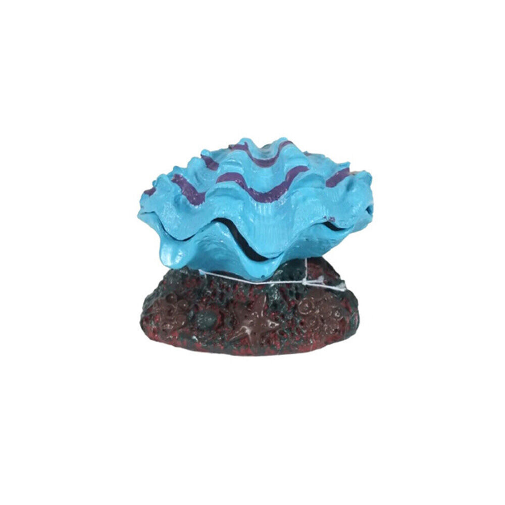 3PK Dudley's World Of Pets Aquarium/Fish Tank Resin Clam Air Decor 9cm