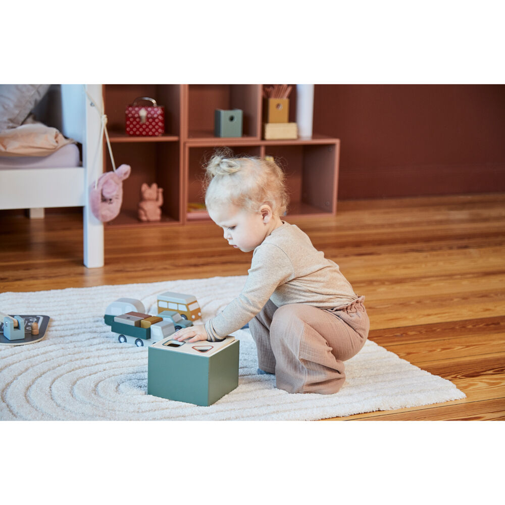 10pc Flexa Wooden Shape Sorting Box for Kids/Toddler 1y+