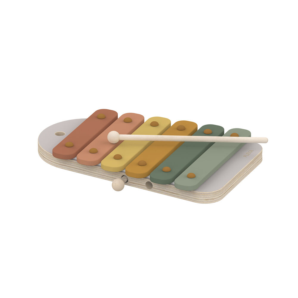Flexa Wooden Kids/Toddler Musical Instrument Xylophone 18m+