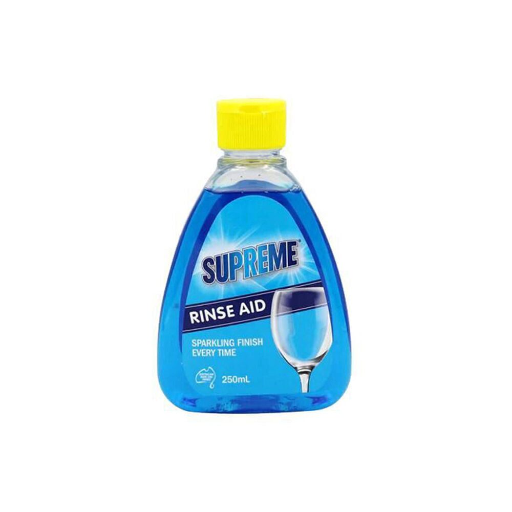 12PK Supreme Rinse Aid Dishwashing Liquid Booster 250ml