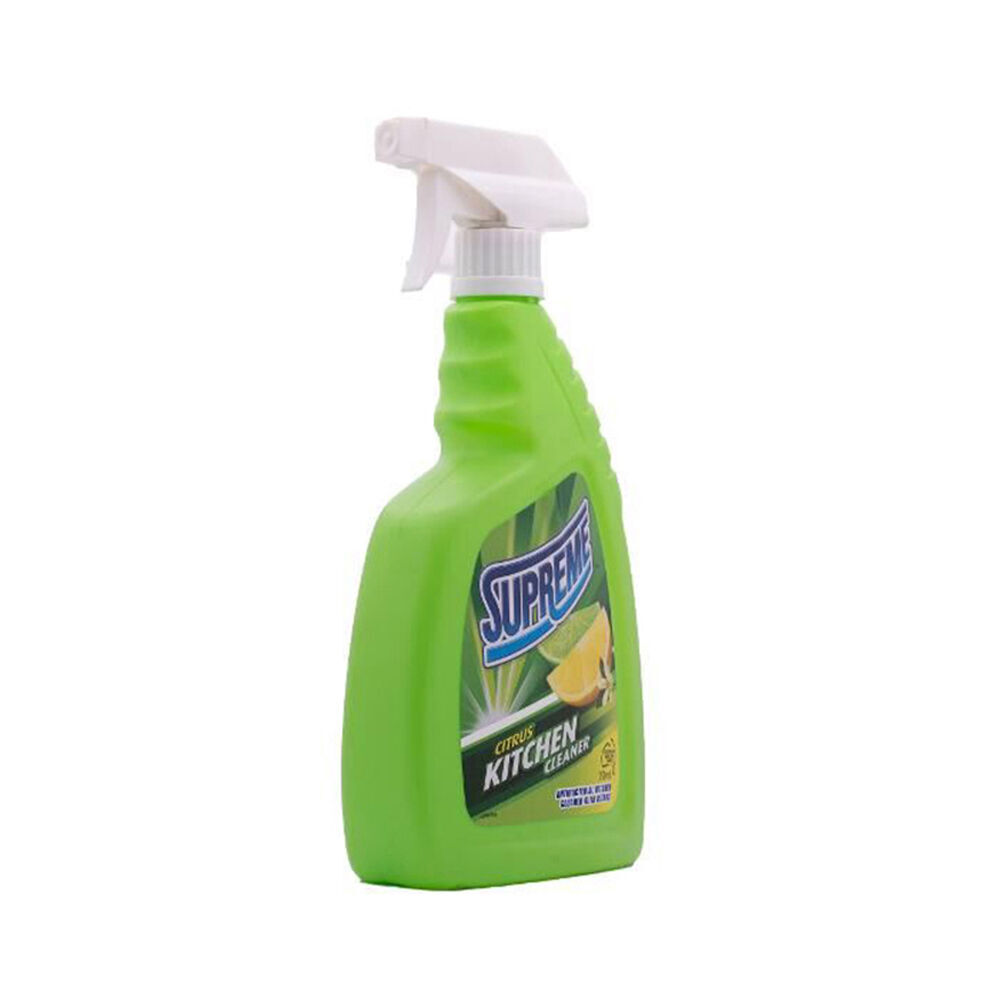 12PK Supreme Citrus Kitchen Surface Cleaner Degreaser Spray 750ml
