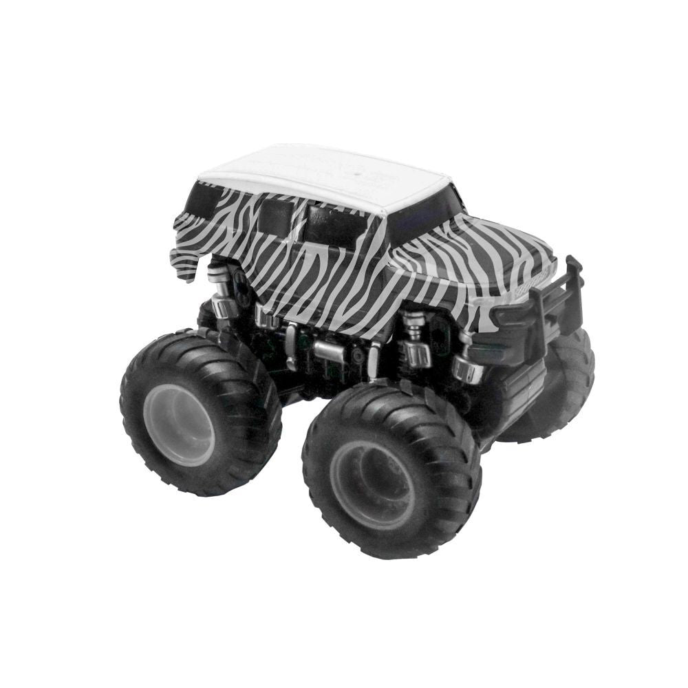 2PK Pocket Money Fun Safari Jeep Friction Truck Kids Toy 3y+ Black