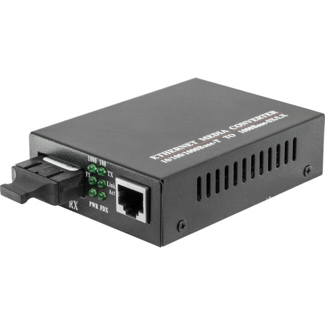 GIGABIT FIBRE MEDIA CONVERTER SM DUAL FIBRE SC 20KM