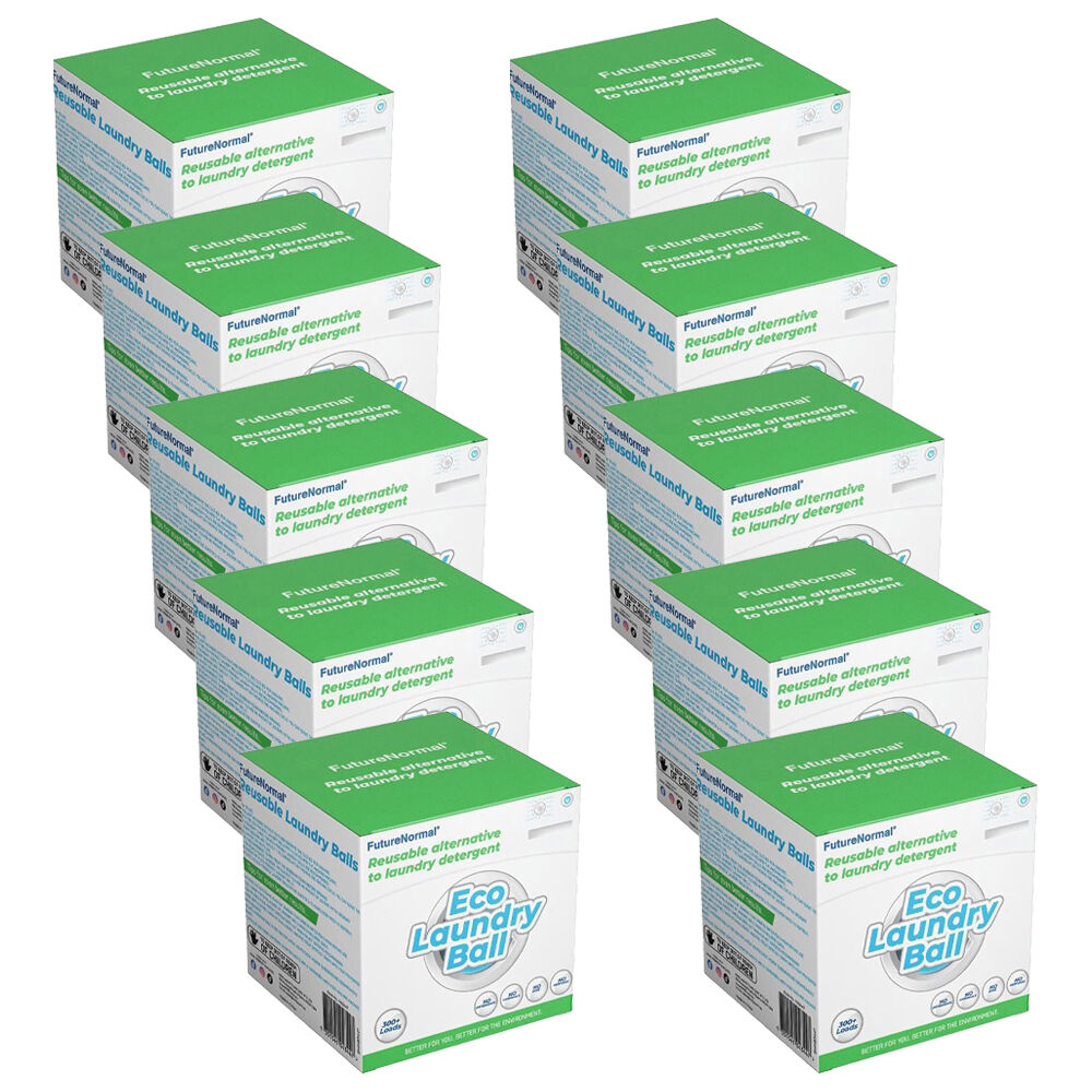 10PK Future Normal 300+ Washes Eco Detergent-Free Laundry Ball Reusable
