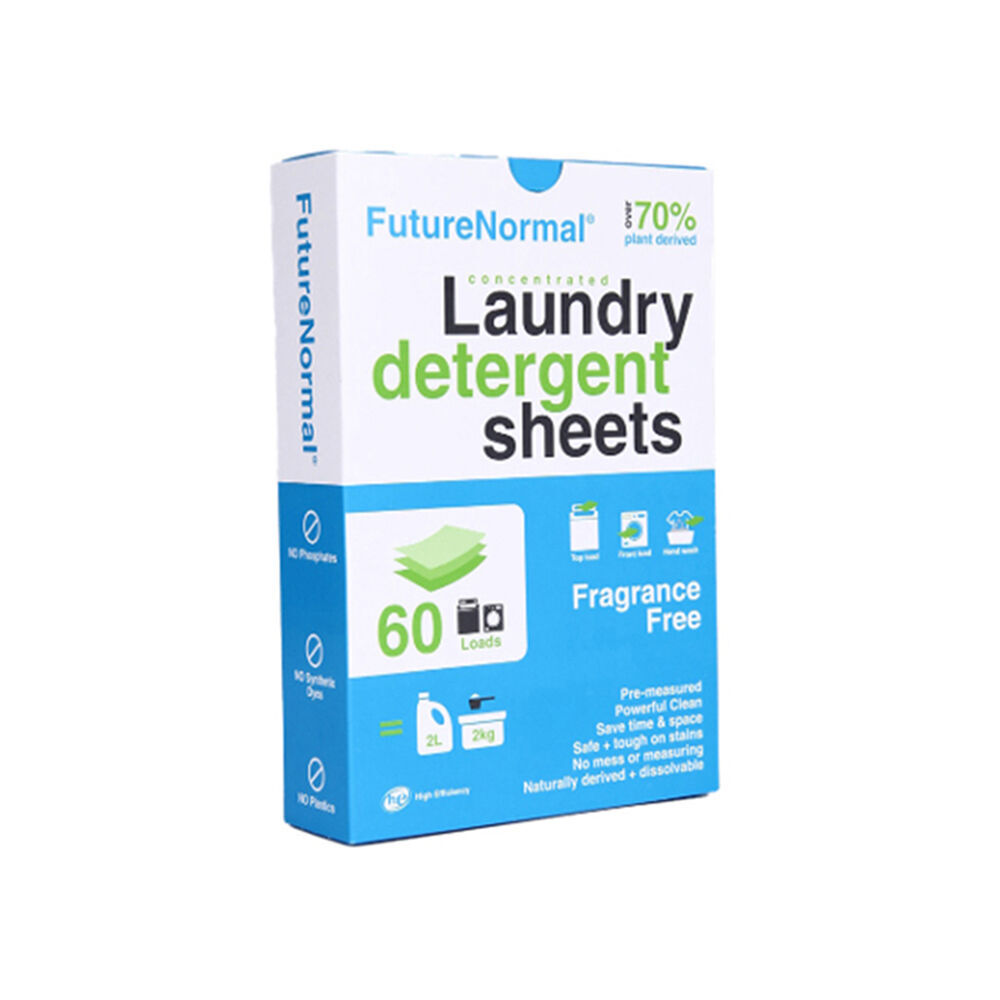 6x 60pc Future Normal Laundry Detergent Sheets Fragrance Free