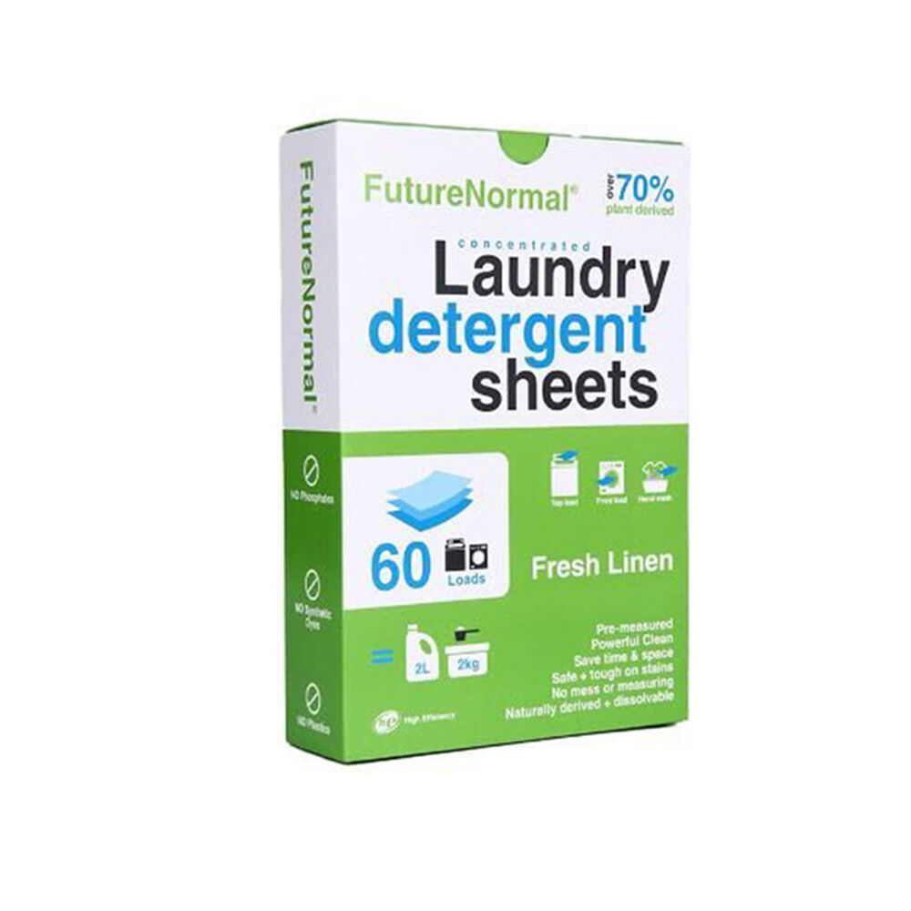 6x 60pc Future Normal Laundry Detergent Sheets - Fresh Linen