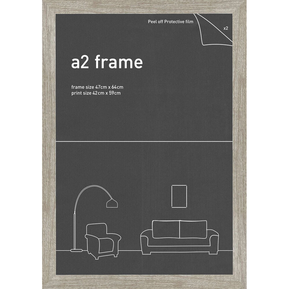 Impact Rock Merchandise Classic Photo/Picture Frame Ash/Dark Oak Fits A2