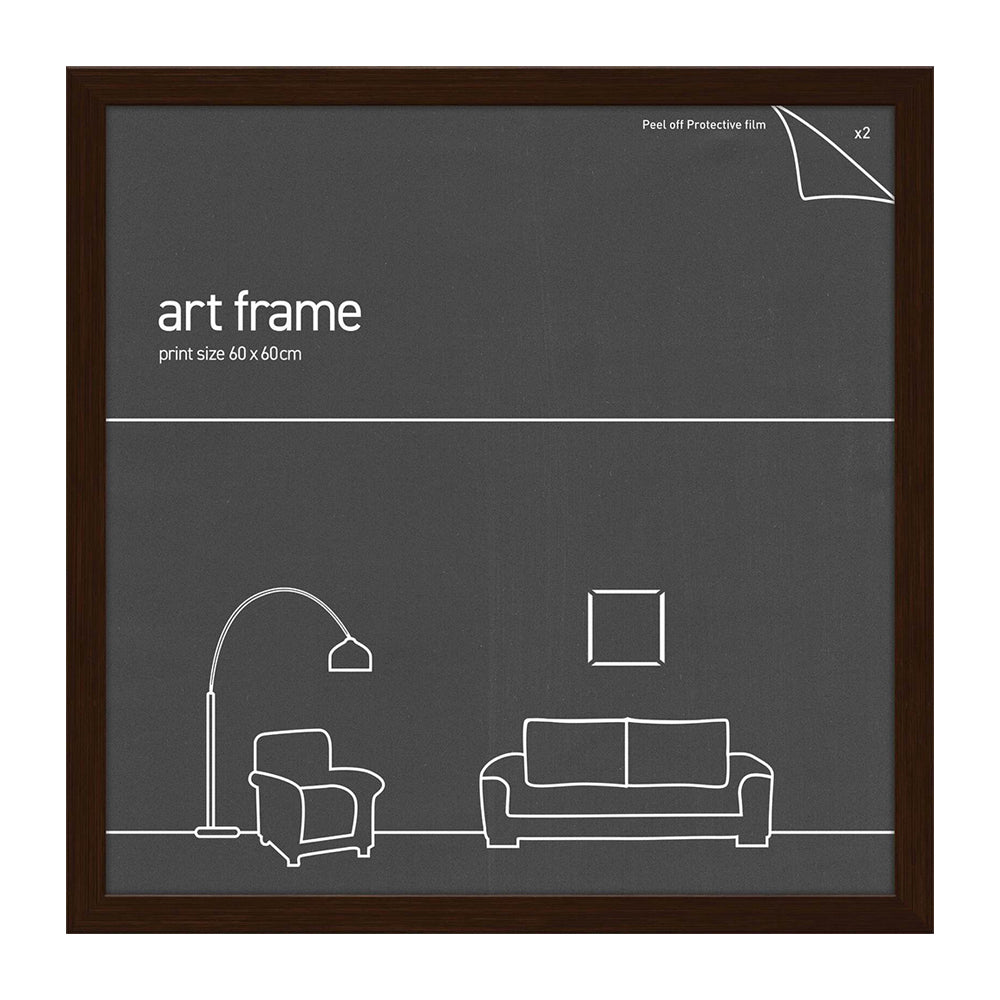 Impact Merch Classic Art Frame Rectangle 60x60cm - Rustic Oak