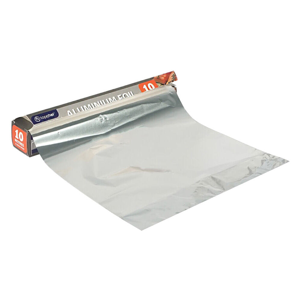6PK Topchef Aluminum Foil Kitchen Food Wrapper Roll 10m