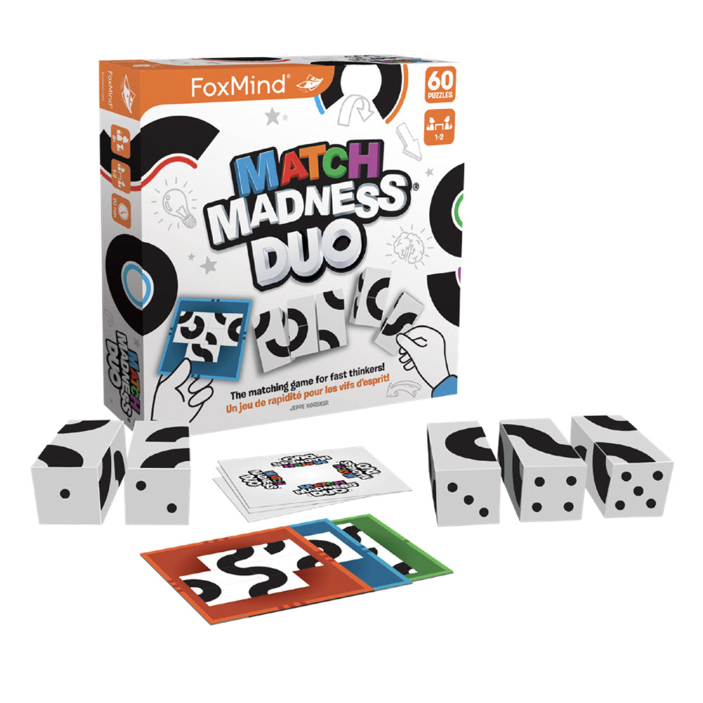Foxmind Match Madness DUO Children's Block Game 8y+