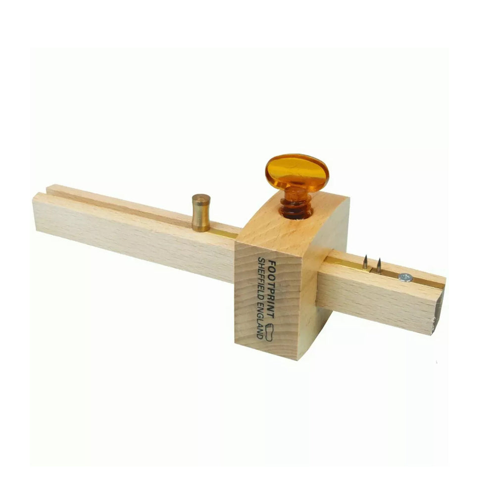 Footprint Gauge Mortice/Marking w/ Beechwood Handle - Natural