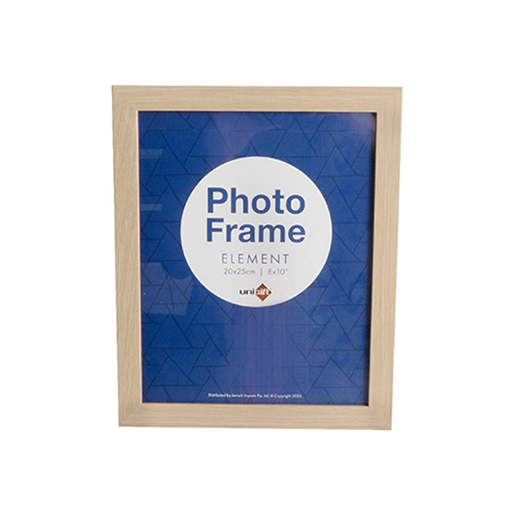 6PK Unigift Element 20x25cm MDF/Glass Picture Frame - Assorted