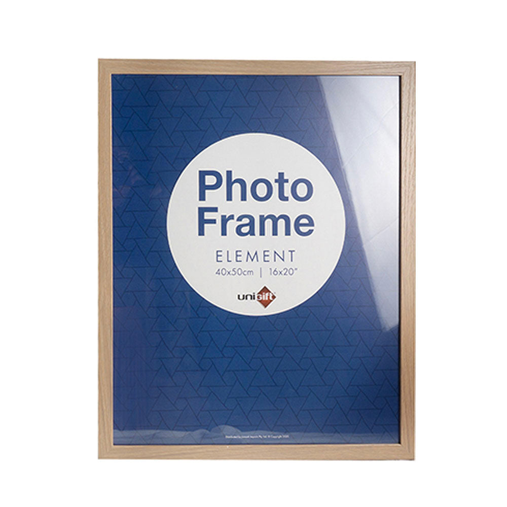 2PK Unigift Element 40x50cm MDF/Glass Picture Frame - Assorted