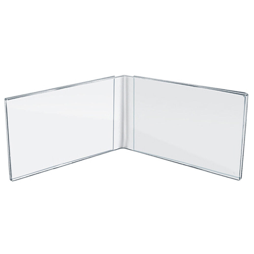 12PK Unigift Inspire Horizontal Double Picture Photo Frame 10x15cm Clear