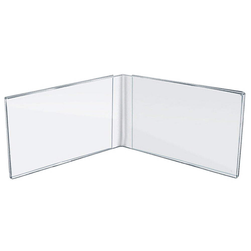 12PK Unigift Inspire Horizontal Double Picture Photo Frame 15x20cm Clear