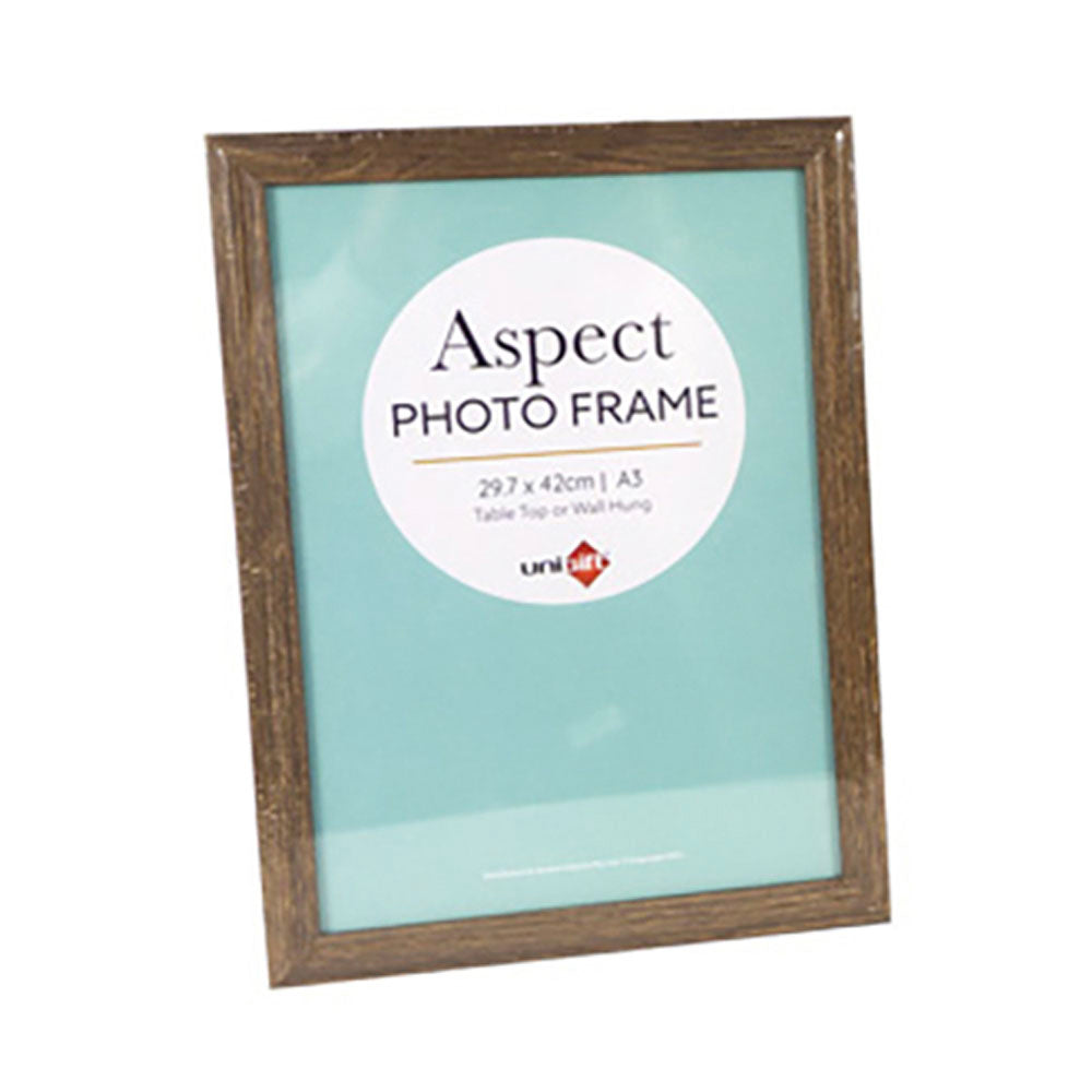 4PK Unigift Aspect MDF/Glass A3 Picture Frame - Assorted