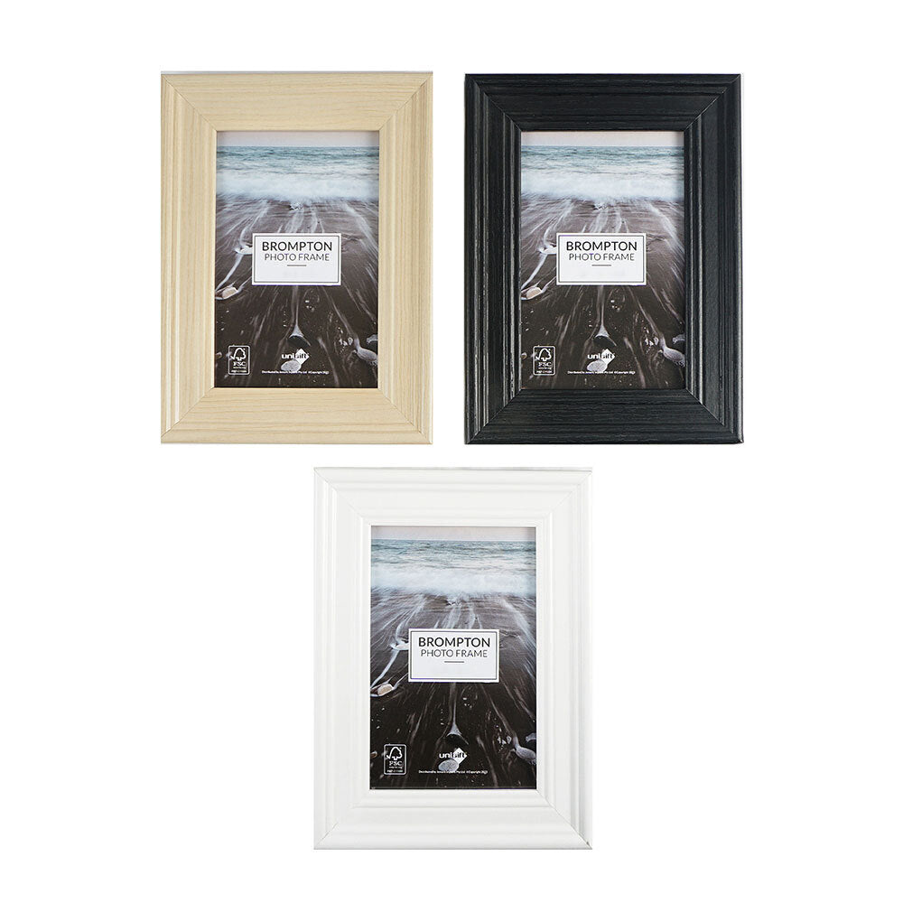 6PK Unigift Brompton Home Photo/Picture Frame 13x18cm Assorted