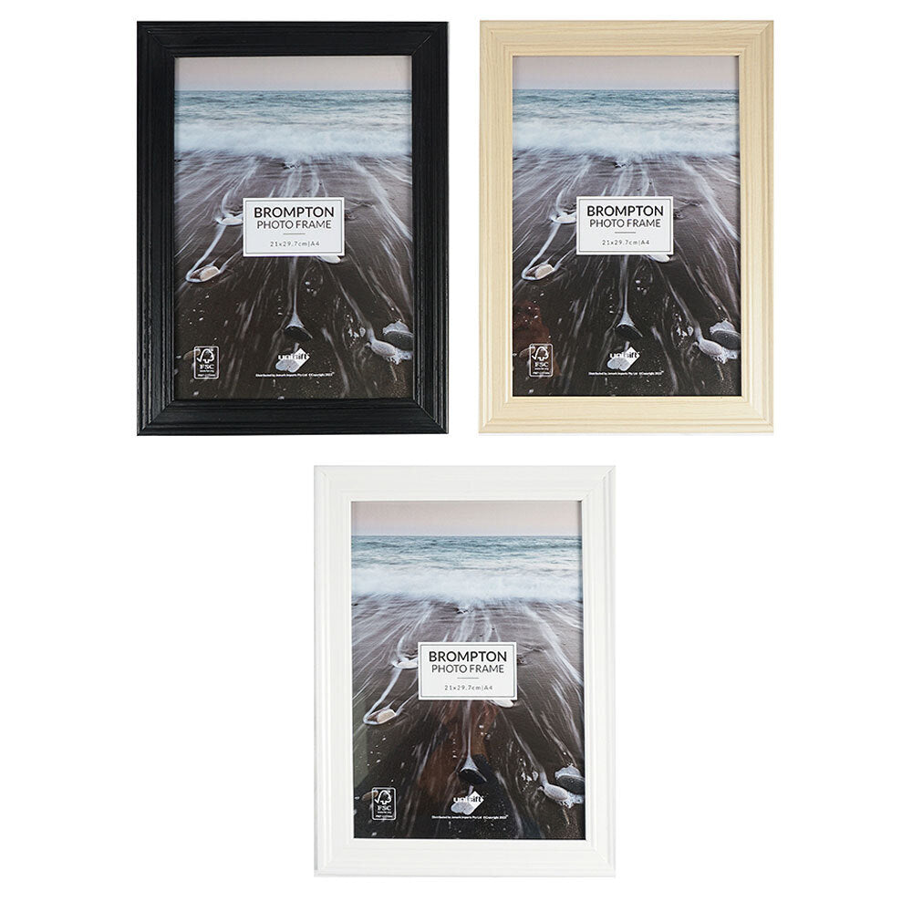 6PK Unigift Brompton Home Photo/Picture Frame A4 Assorted