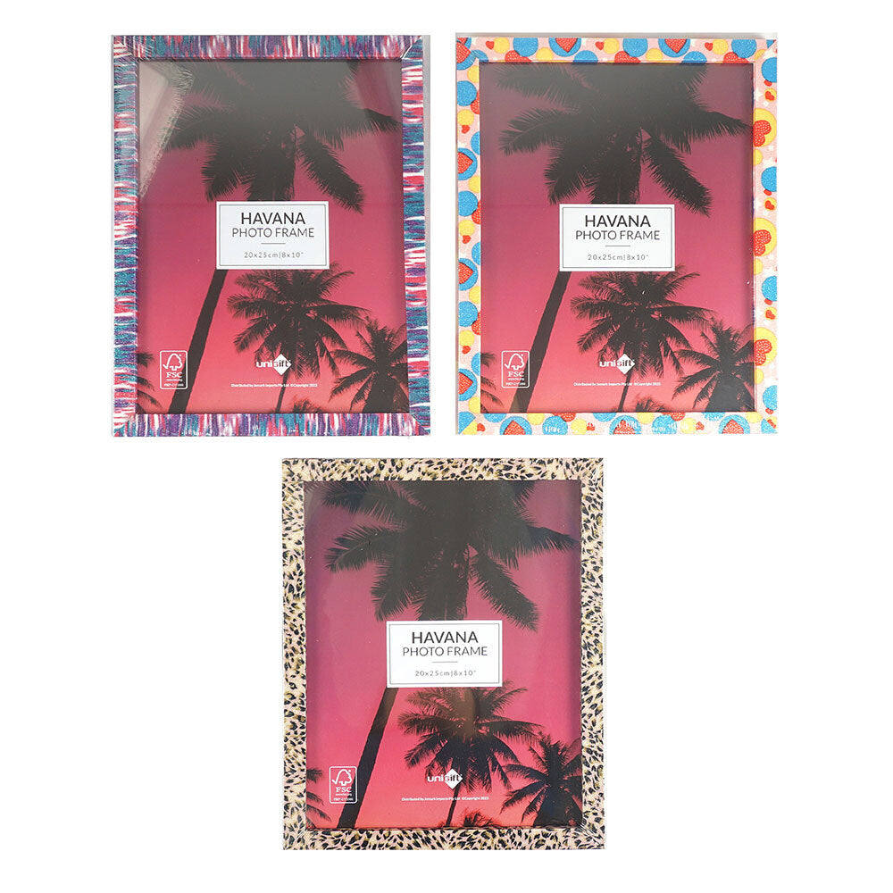 6PK Unigift Havana Home Photo/Picture Frame 20x25cm Assorted