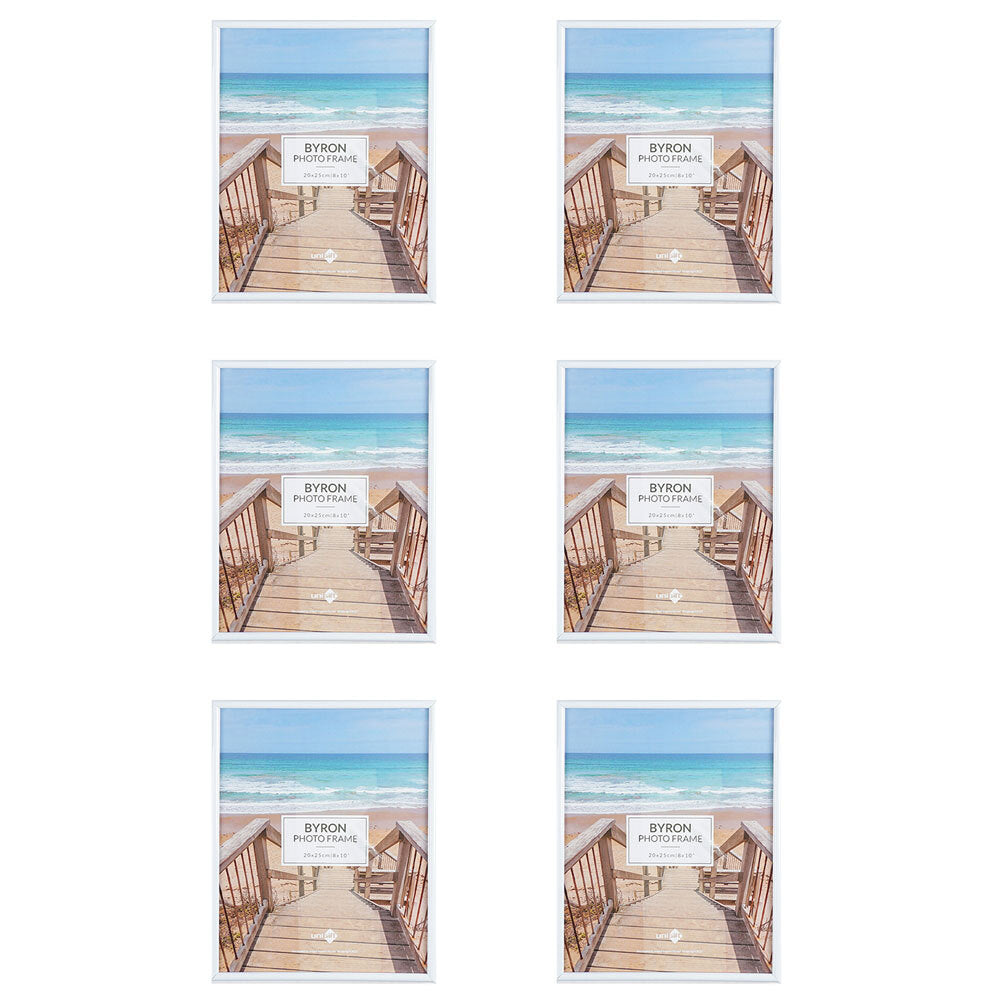 6PK Unigift Byron Home Photo/Picture Frame 20x25cm Assorted